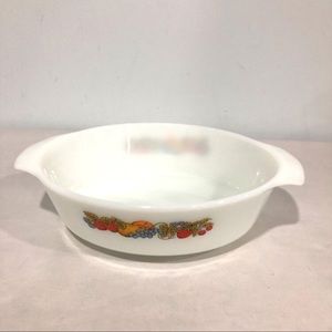 Vintage Fire King oval baking casserole